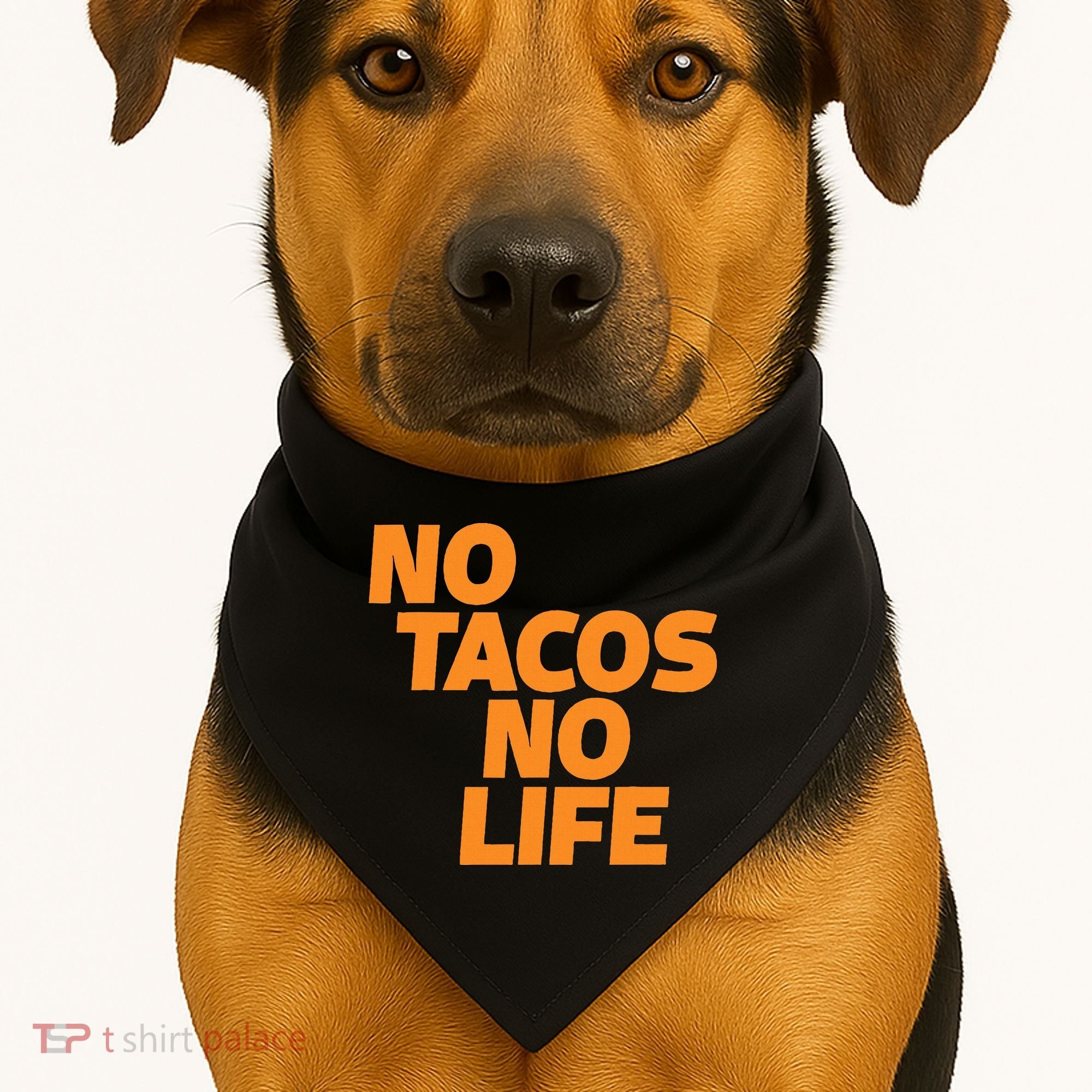 No Tacos No Life USA-Made Doggie Bandana