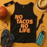 No Tacos No Life Tank Top thumb 4