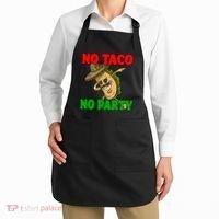 No Taco No Party Fiesta Funny Apron thumb 2