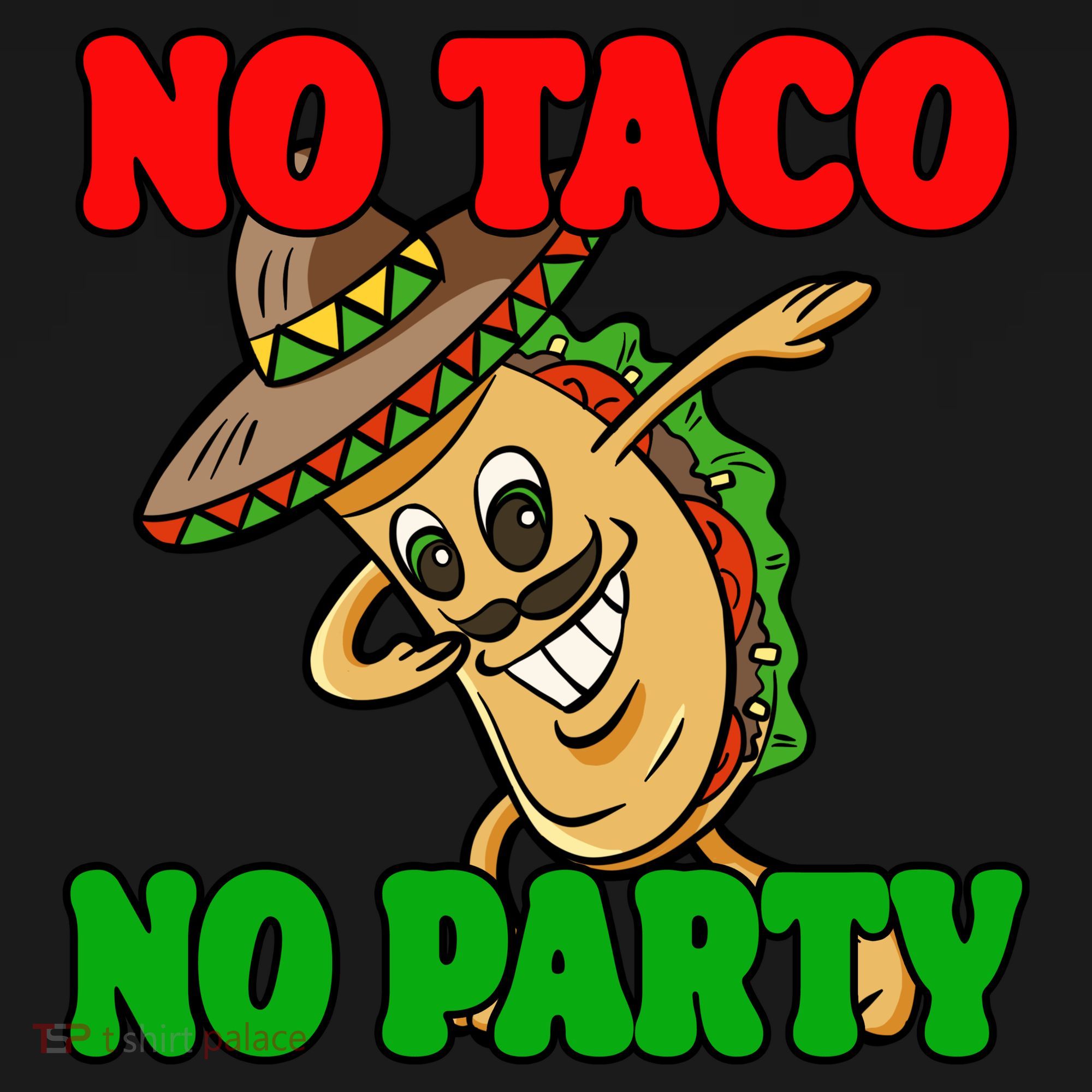 No Taco No Party Fiesta Funny Visor