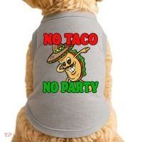 No Taco No Party Fiesta Funny Doggie Tank thumb 0