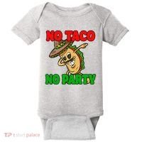 No Taco No Party Fiesta Funny Baby Bodysuit thumb 0