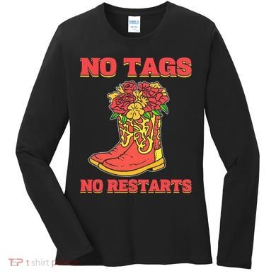 No Tags No Restarts Line Dance Line Dancing Women's Long Sleeve Shirt