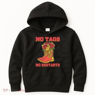 No Tags No Restarts Line Dance Line Dancing Kids Hoodie