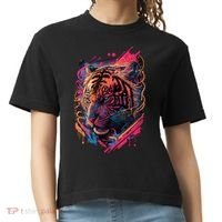 Neon Tiger Comfort Colors Boxy T-Shirt thumb 0