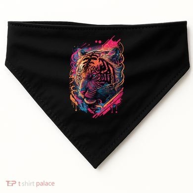 Neon Tiger USA-Made Doggie Bandana