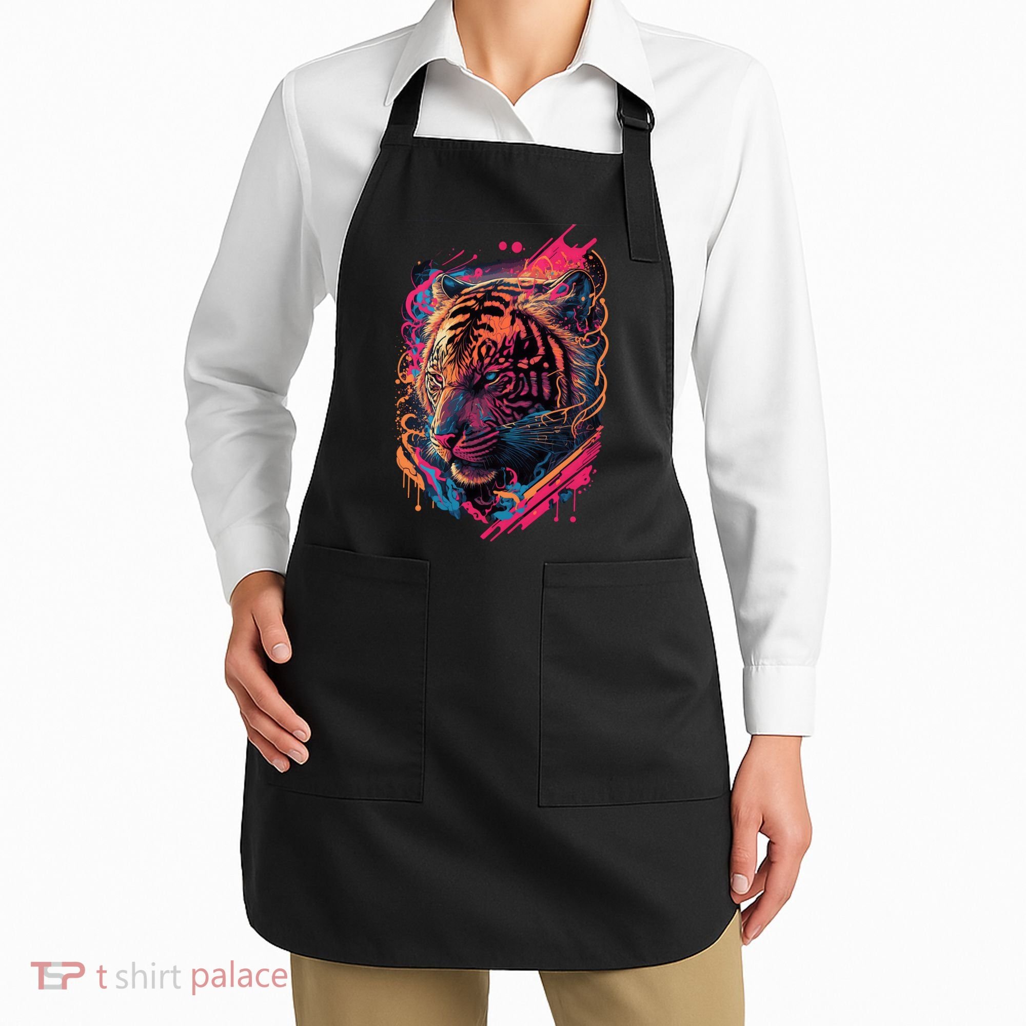 Neon Tiger Apron