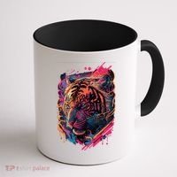 Neon Tiger Coffee Mug thumb 1