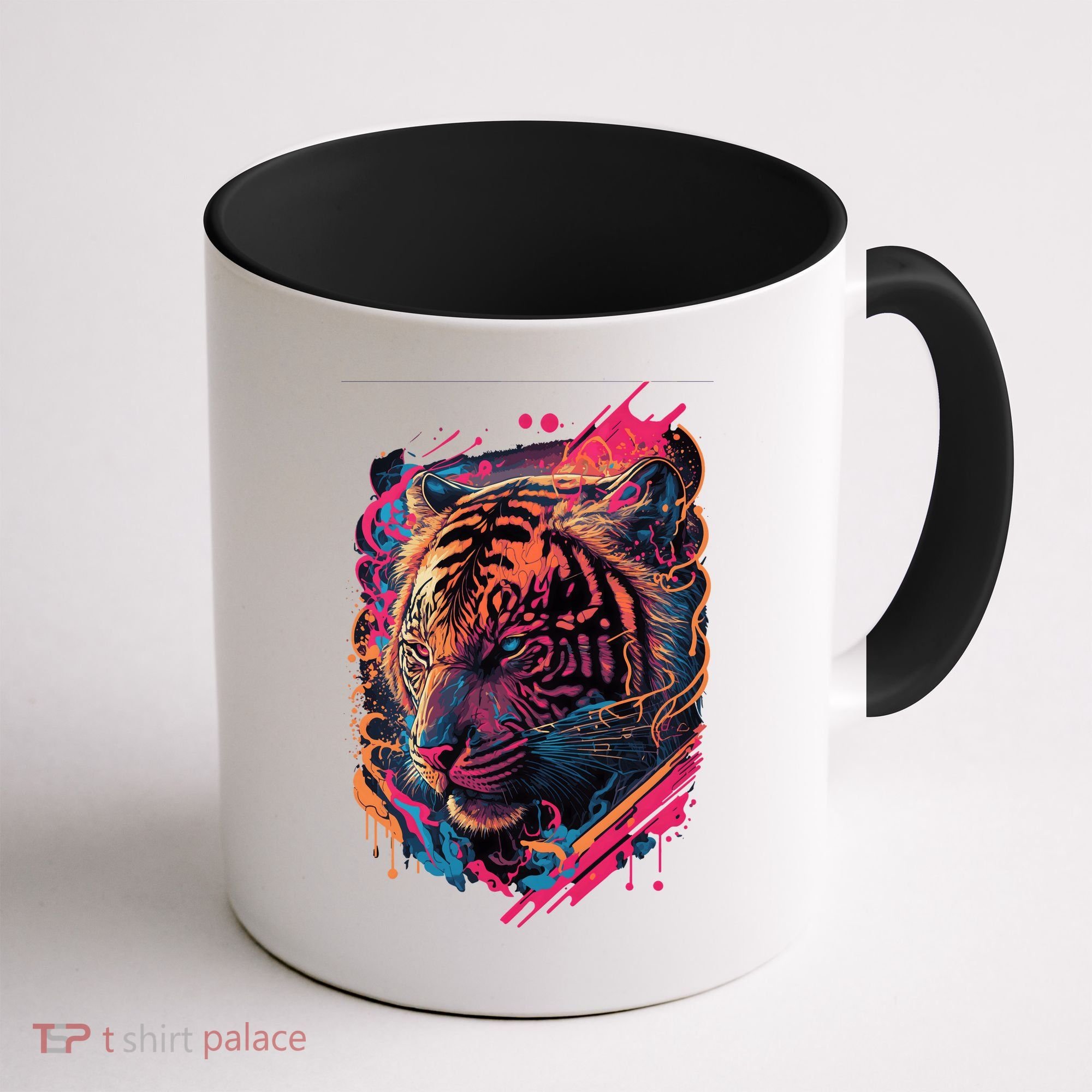 Neon Tiger Coffee Mug