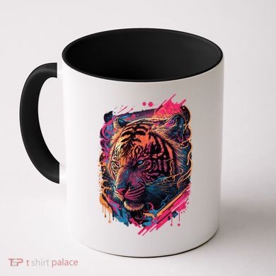 Neon Tiger Coffee Mug