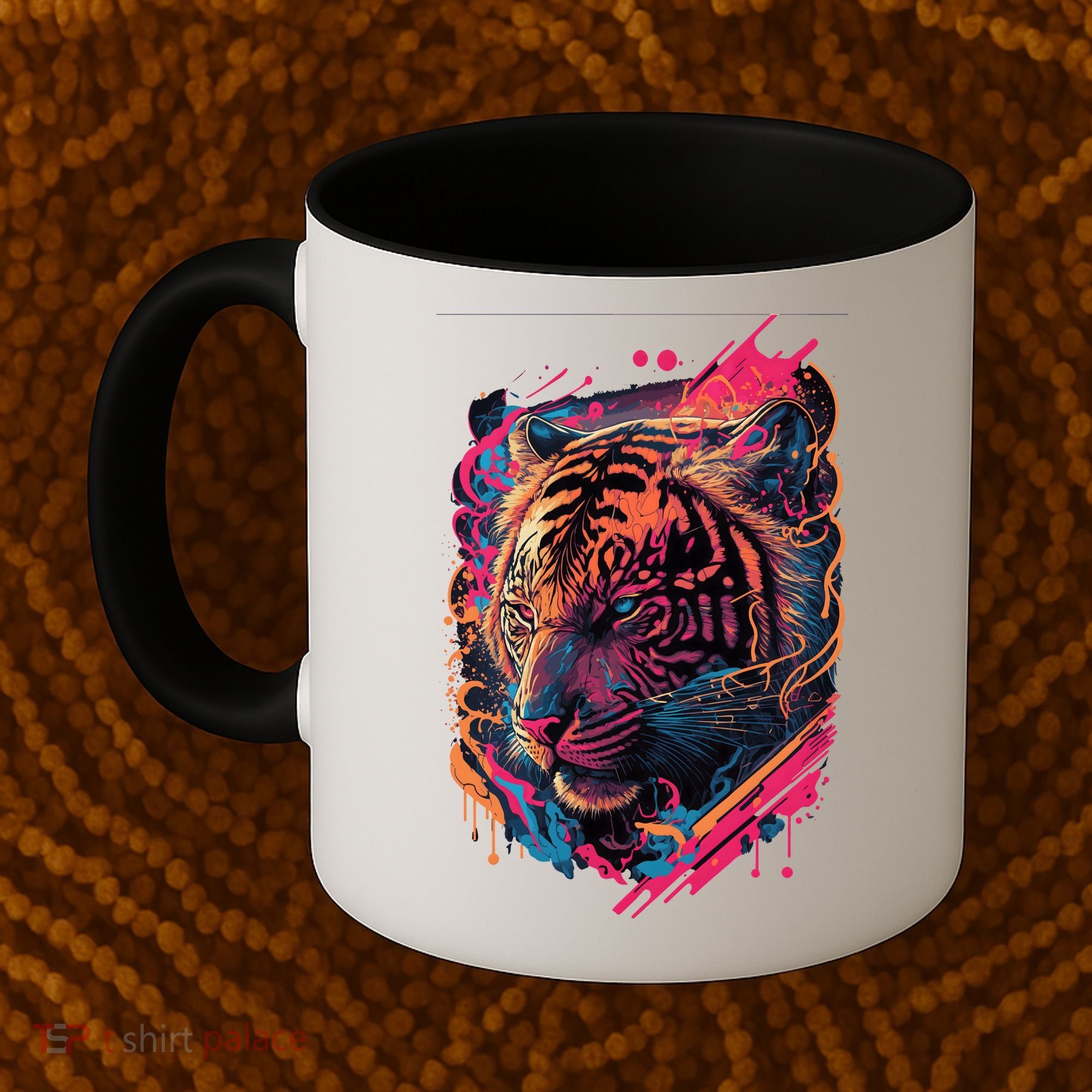 Neon Tiger Coffee Mug