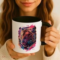 Neon Tiger Coffee Mug thumb 3