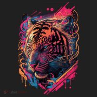 Neon Tiger Beanie thumb 2
