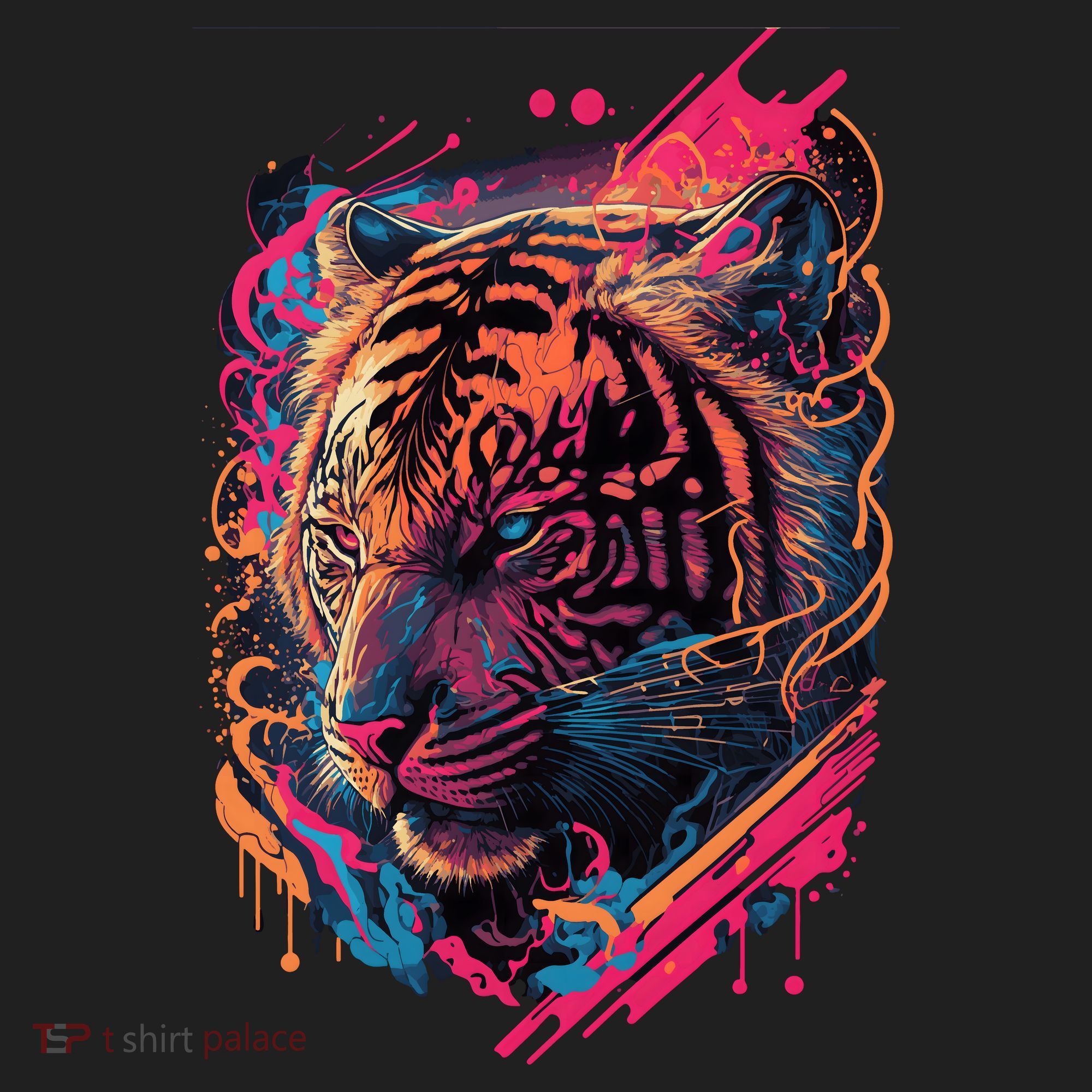 Neon Tiger Beanie