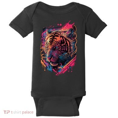 Neon Tiger Baby Bodysuit