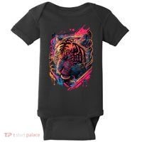 Neon Tiger Baby Bodysuit thumb 0