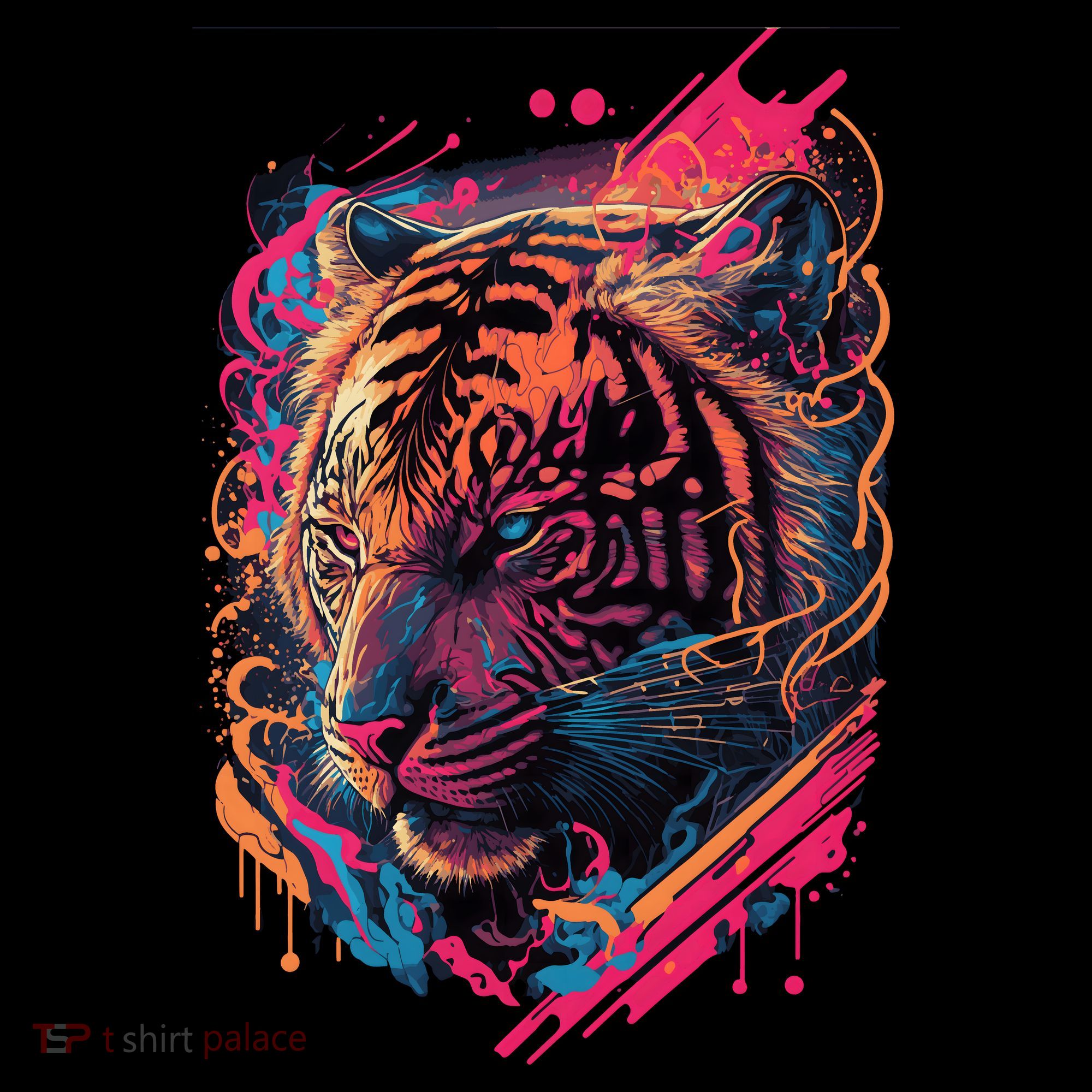 Neon Tiger Baby Bodysuit