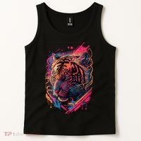 Neon Tiger Tank Top thumb 2