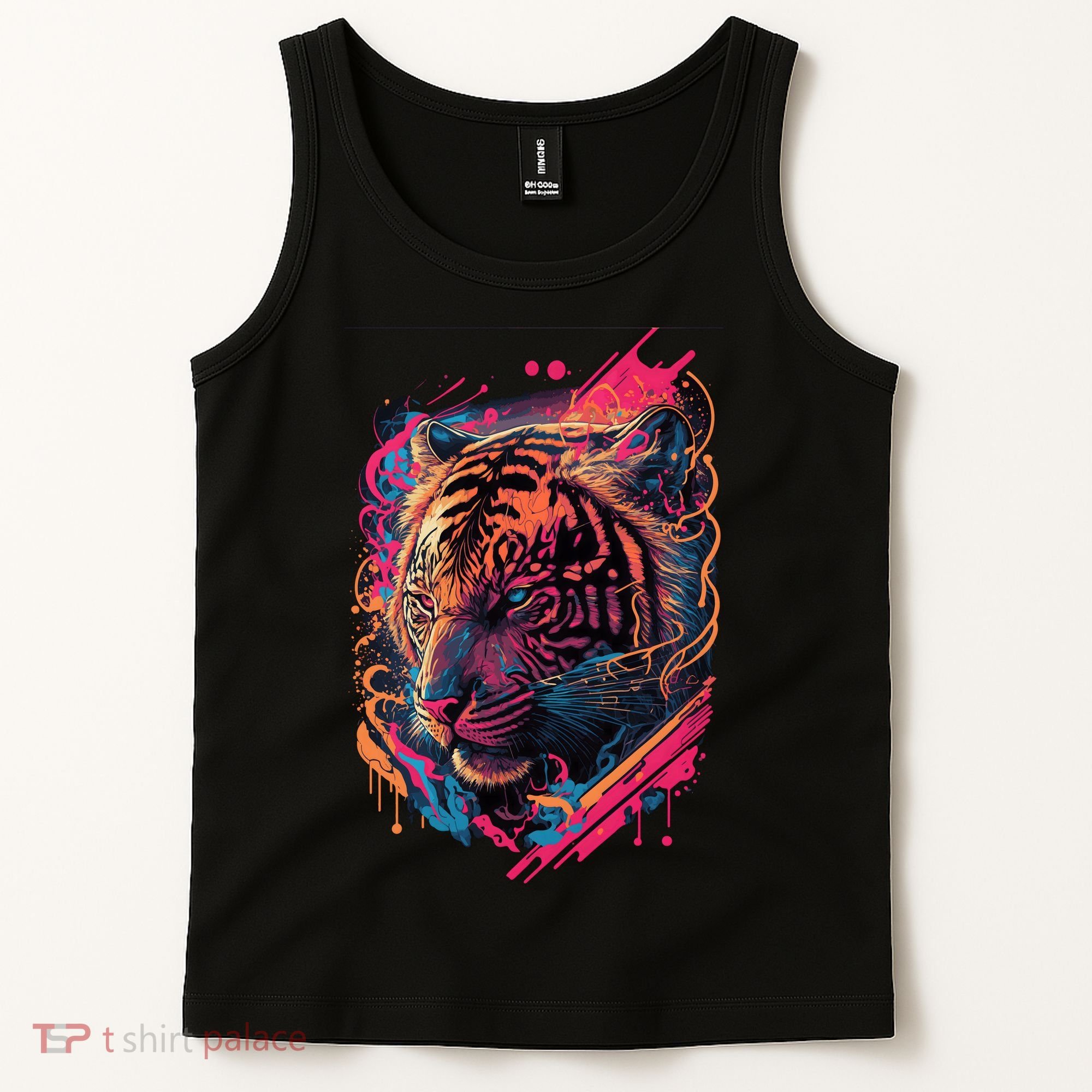 Neon Tiger Tank Top