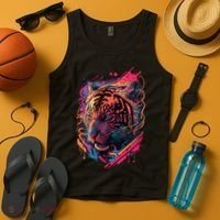 Neon Tiger Tank Top thumb 4