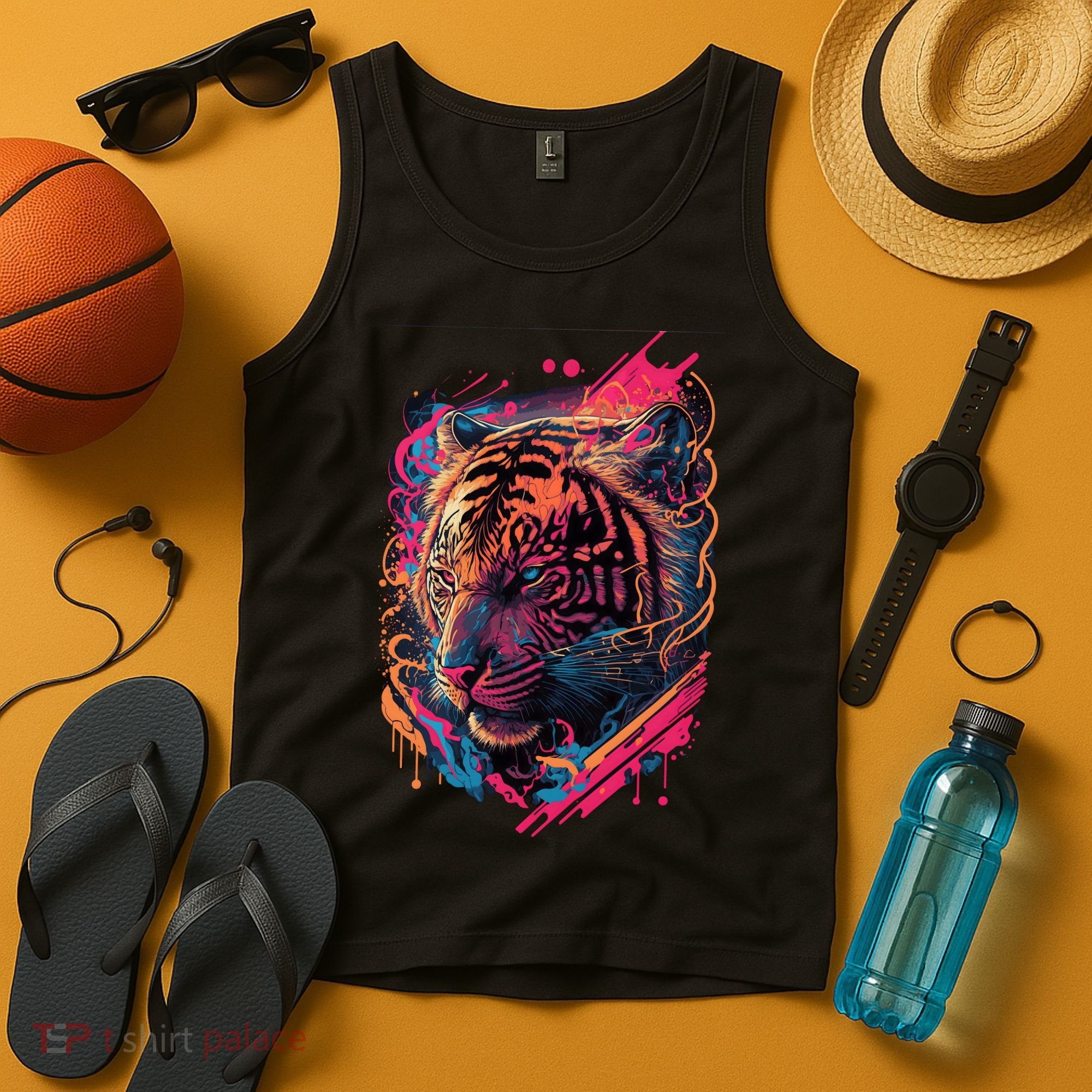 Neon Tiger Tank Top