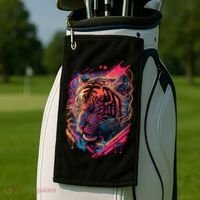 Neon Tiger Golf Towel thumb 2