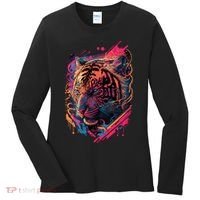 Neon Tiger Women's Long Sleeve Shirt thumb 0