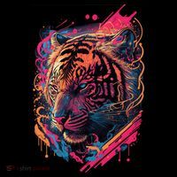 Neon Tiger Women's Long Sleeve Shirt thumb 2