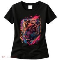 Neon Tiger Women's T-Shirt thumb 0