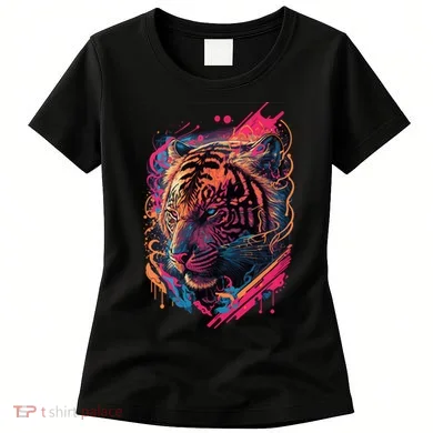 Neon Tiger Women's T-Shirt