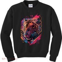 Neon Tiger Kids Sweatshirt thumb 0