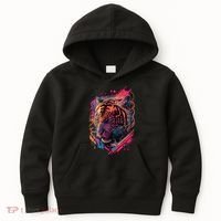 Neon Tiger Kids Hoodie thumb 0