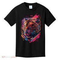 Neon Tiger Kids T-Shirt thumb 0