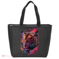 Neon Tiger Tote Bag thumb 0