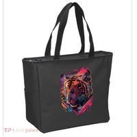 Neon Tiger Tote Bag thumb 2