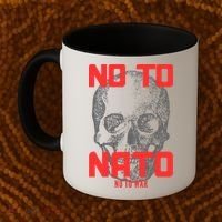 No To NATO Anti War Peace Ukraine Coffee Mug thumb 2