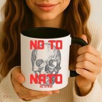 No To NATO Anti War Peace Ukraine Coffee Mug thumb 3