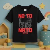 No To NATO Anti War Peace Ukraine Toddler T-Shirt thumb 3