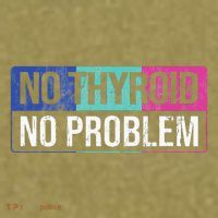 No Thyroid No Problem Thyroid Cancer Awareness Cancer Ribbon Garment-Dyed Women's Muscle Tee thumb 6