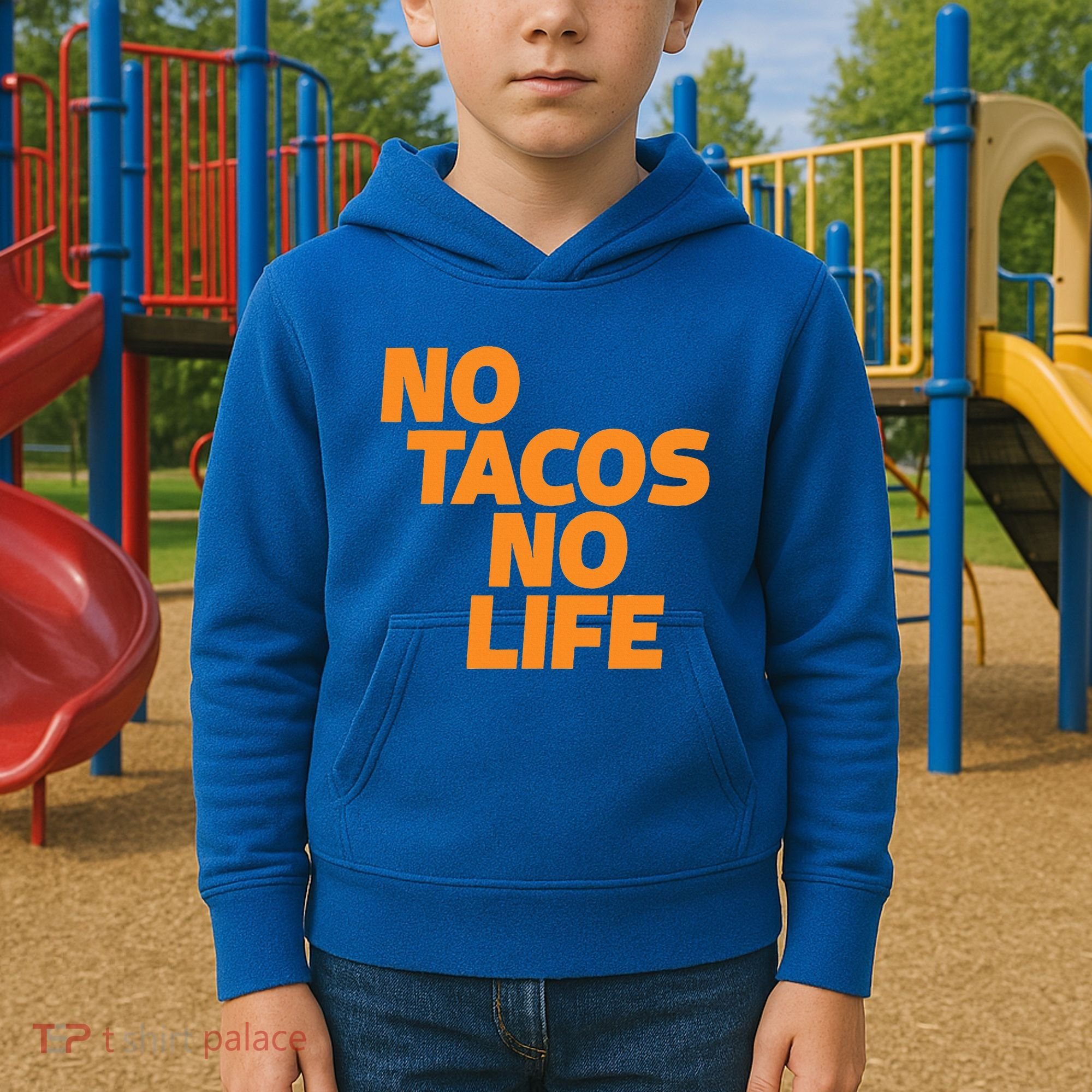 No Tacos No Life Kids Hoodie