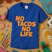 No Tacos No Life Kids T-Shirt thumb 3