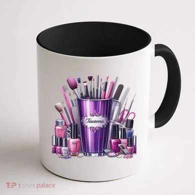 Nail Technician Coffee Mug back
