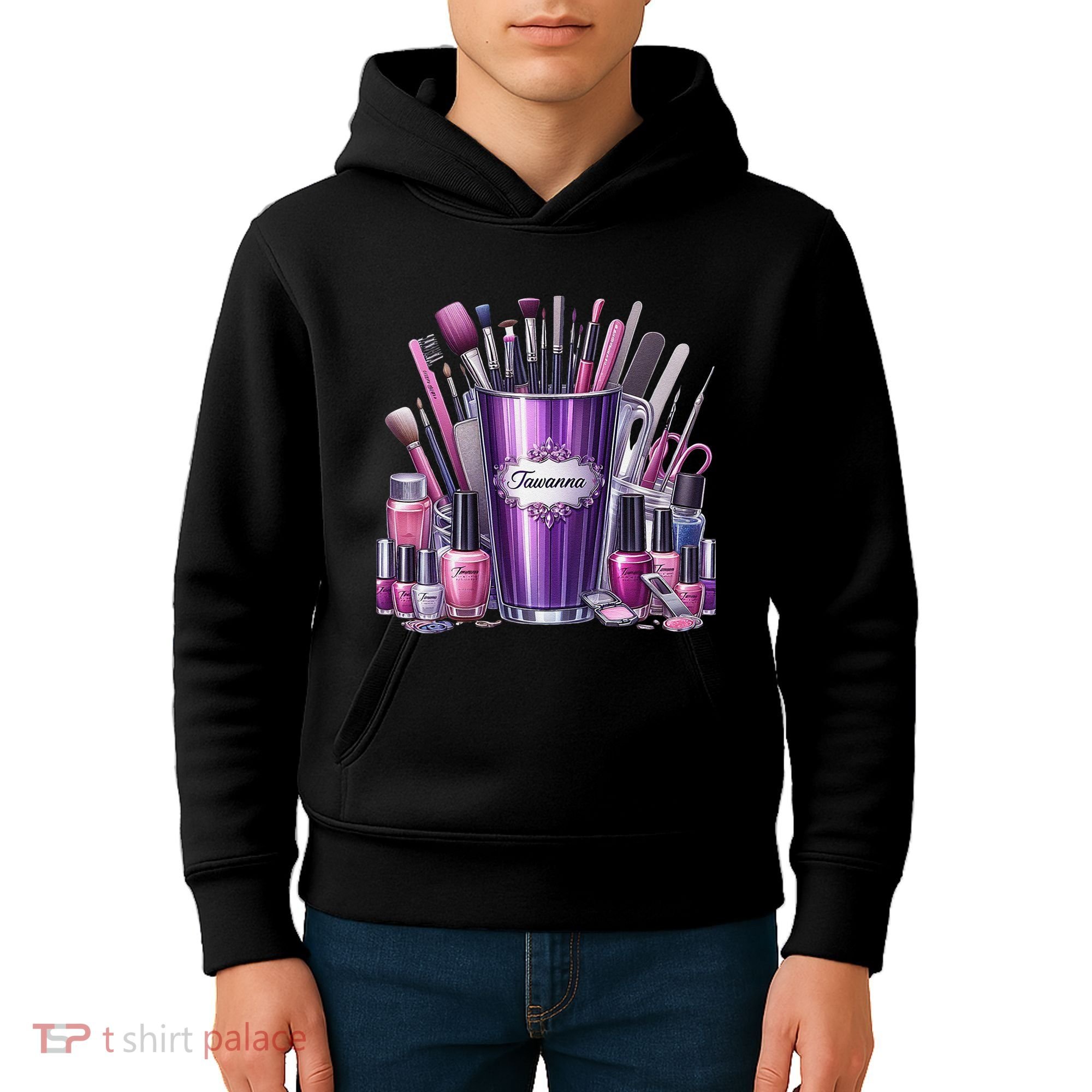 Nail Technician Kids Hoodie