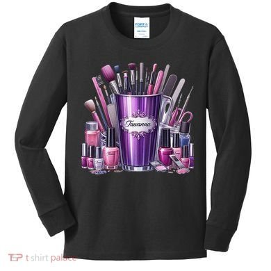 Nail Technician Kids Long Sleeve Shirt