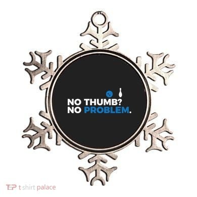 No Thumb No Problem Two Handed Bowling Bowler Meaningful Gift Ornament