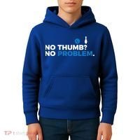 No Thumb No Problem Two Handed Bowling Bowler Meaningful Gift Kids Hoodie thumb 4