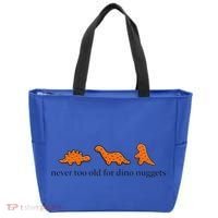 Never Too Old For Dino Nuggets Tote Bag thumb 0
