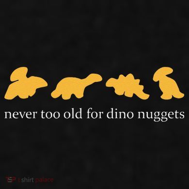 Never Too Old For Dino Nuggets Ladies PosiCharge Tri-Blend Wicking Tank