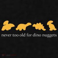 Never Too Old For Dino Nuggets Ladies PosiCharge Tri-Blend Wicking Tank thumb 2