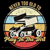 Never Too Old To Play In The Dirt Funny Sprint Car Racing Cute Gift Coffee Mug thumb 5
